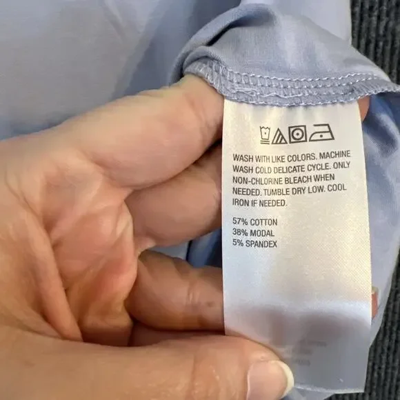 Peace Love World Round Neck Tank Top Womens Size Small Lilac Gray Casual - Picture 8 of 8